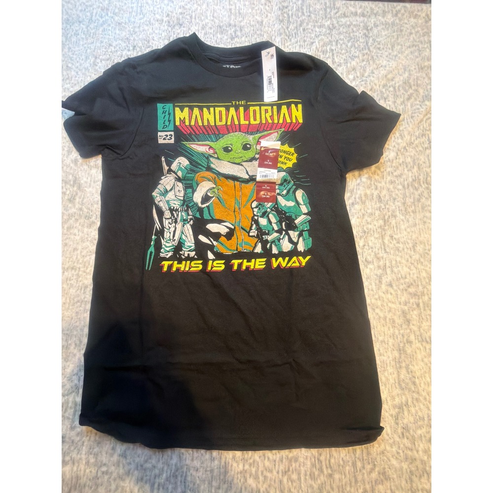 The Mandalorian This Is The Way Star Wars Comic Graphic T Shirt Men's Small S